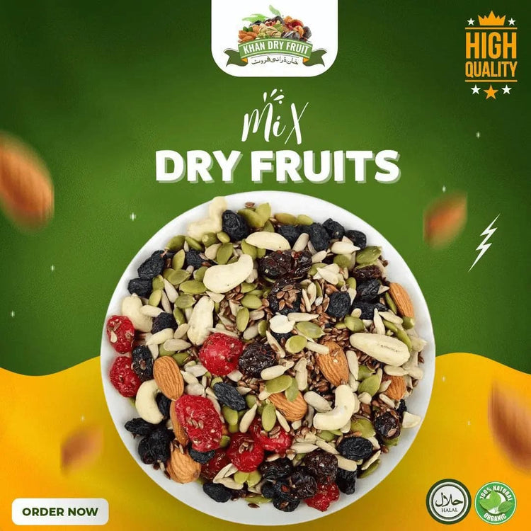 Premium Quality Mix Dried Fruit - 250gm Packet khandryfruit