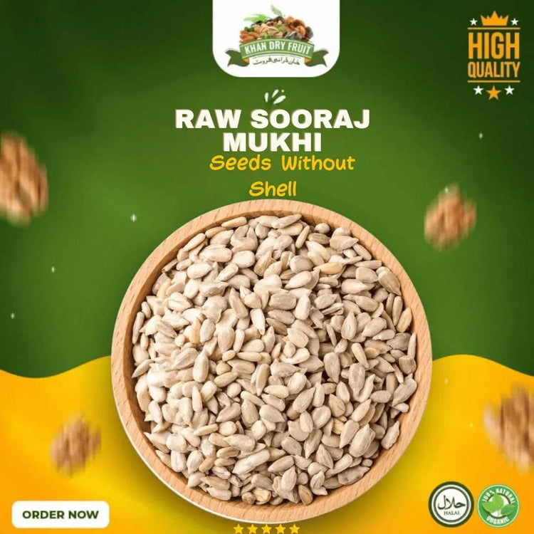 Raw Sooraj Mukhi (Sunflower) Seeds 250gm Pack Without Shell | Giri | Magaz -