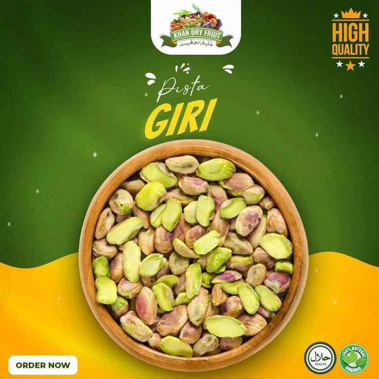 Pistachio Pista Giri without Shell 500 Grams khandryfruit