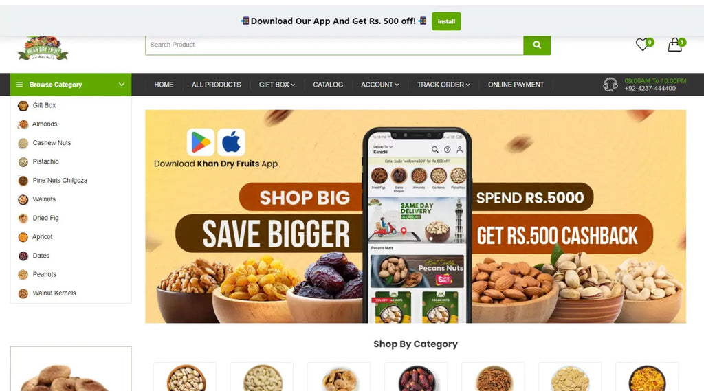 How to Buy Dry Fruits Online in Pakistan grocery store