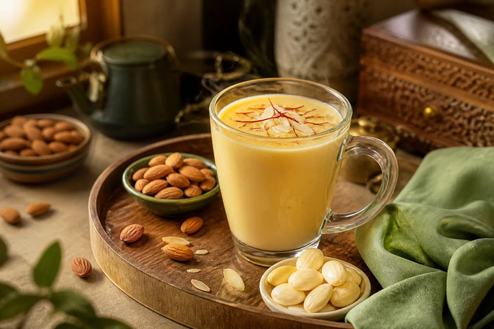 How to Make Badam Milk (Badam Doodh) at Home
