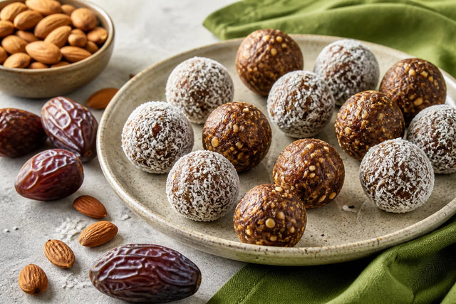 How to Make Dry Fruit Energy Balls (Dates & Almonds)