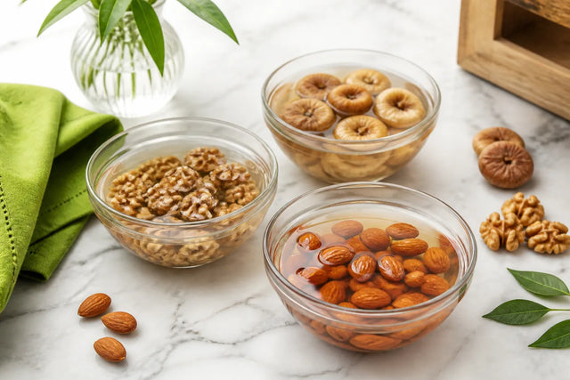 How to Soak Dry Fruits Correctly (Almonds, Walnuts & Anjeer)