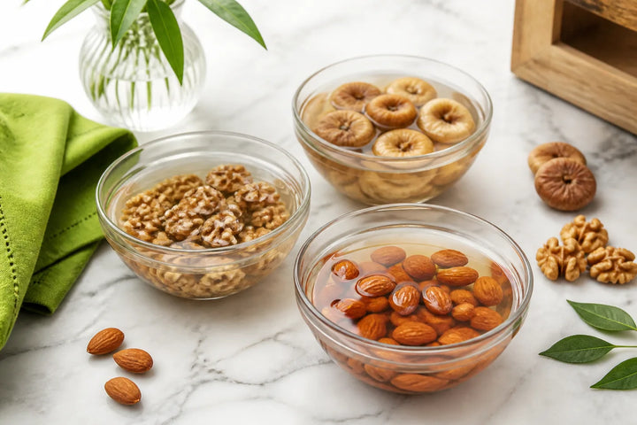 How to Soak Dry Fruits Correctly (Almonds, Walnuts & Anjeer)