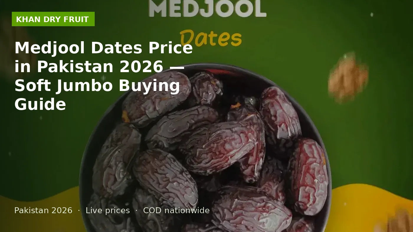 Medjool Dates Price in Pakistan 2026 — Soft Jumbo Buying Guide