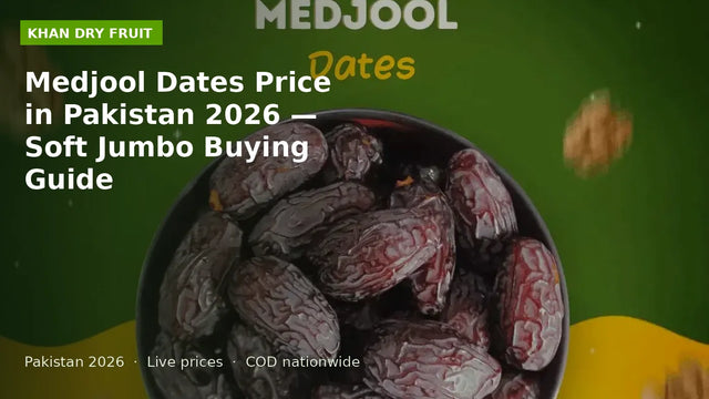 Medjool Dates Price in Pakistan 2026 — Soft Jumbo Buying Guide