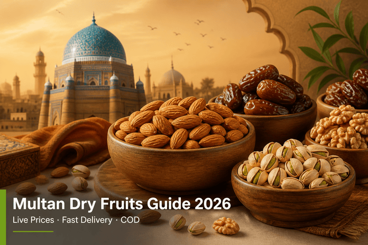 Best Dry Fruits in Multan (2026) — Live Prices, Fast Delivery & Complete Guide
