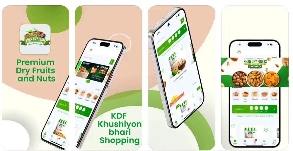 Khan Dry Fruit App: Enjoy Premium Quality Dry Fruits with Ease – Available on Apple and Android!
