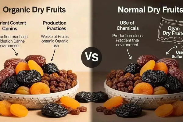 Organic Dry Fruits vs. Normal Dry Fruits