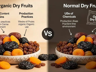 Organic Dry Fruits vs. Normal Dry Fruits