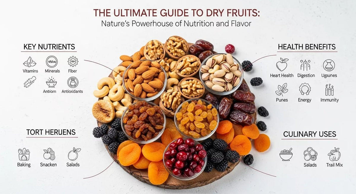 The Ultimate Guide to Dry Fruits: Nature’s Powerhouse of Nutrition and Flavor