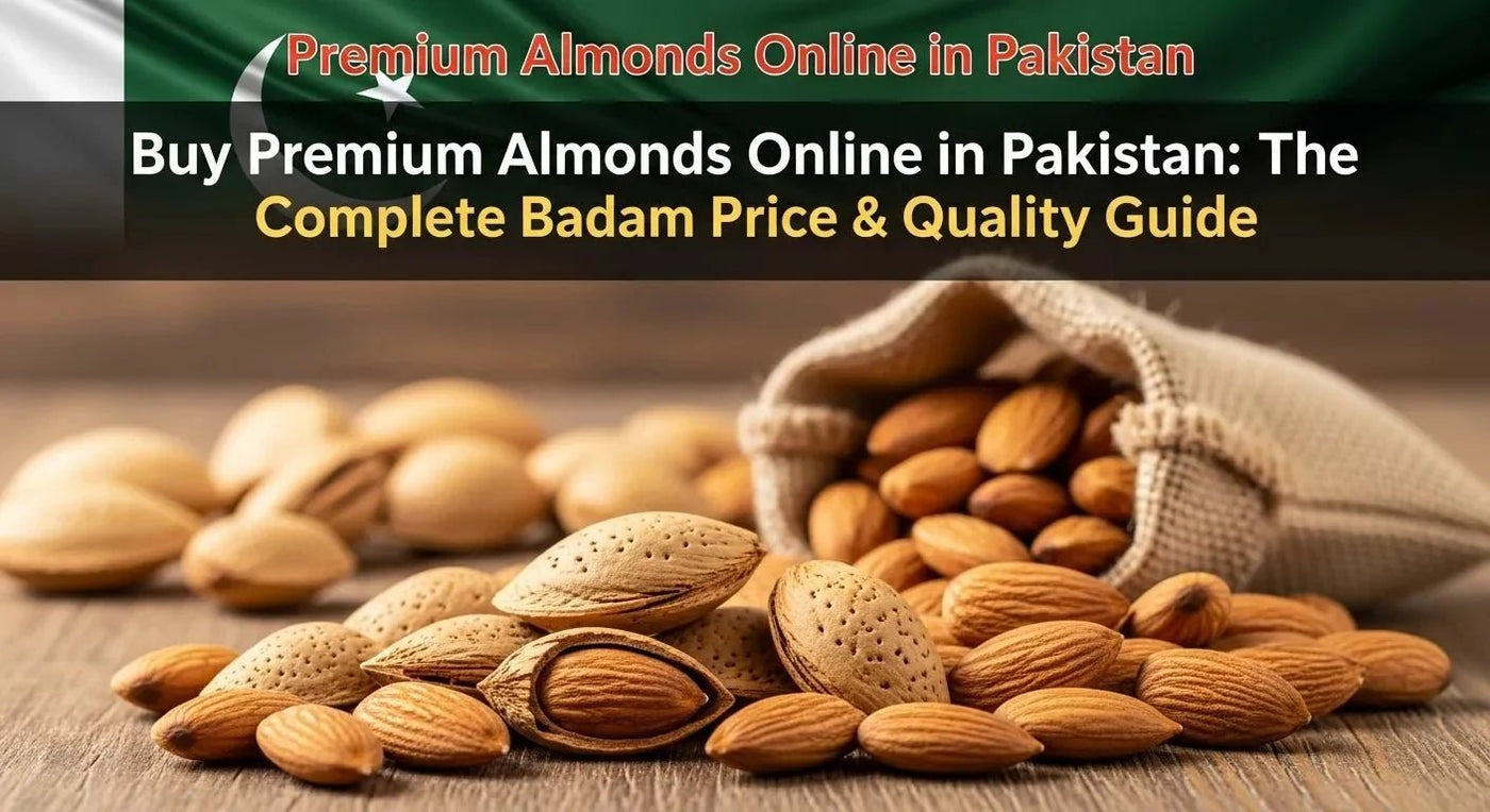 Buy Premium Almonds Online in Pakistan: Badam Guide 2026 - Khan Dry Fruits