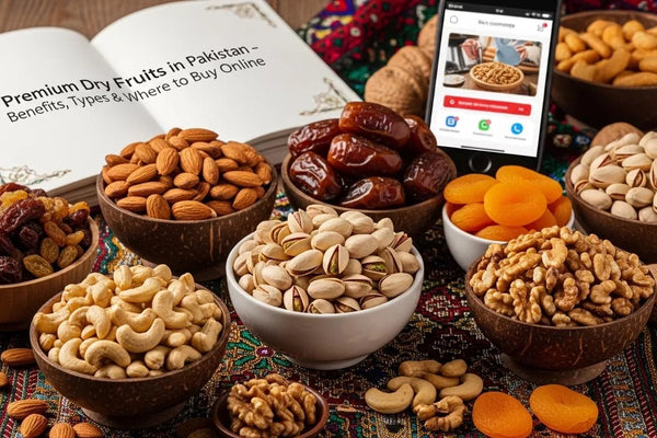 Premium Dry Fruits in Pakistan – Benefits, Types & amp; Where to Buy Online