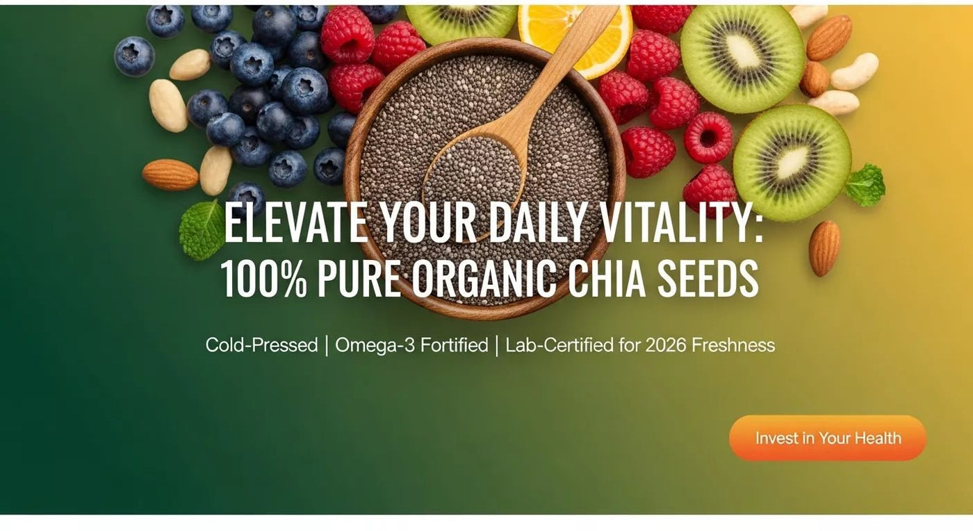 Premium Organic Chia Seeds (250gm Pack 