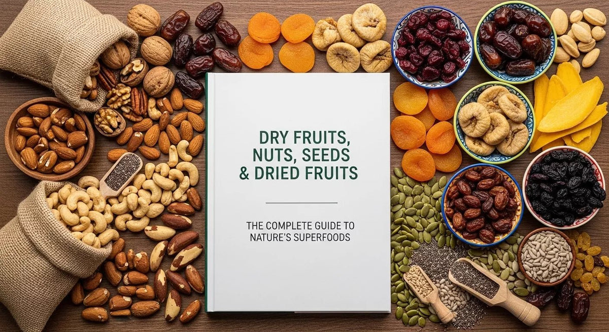 Dry Fruits, Nuts, Seeds & Dried Fruits: The Complete Guide to Nature’s Superfoods