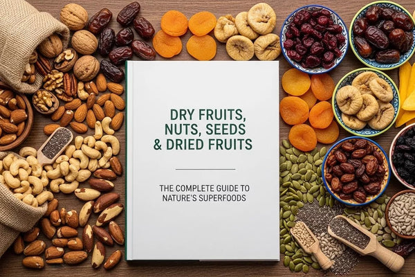 Dry Fruits, Nuts, Seeds & Dried Fruits: The Complete Guide to Nature’s Superfoods