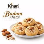 Premium Badam Khatai Biscuits – Almond Cookies 500g - Khan Dry Fruits