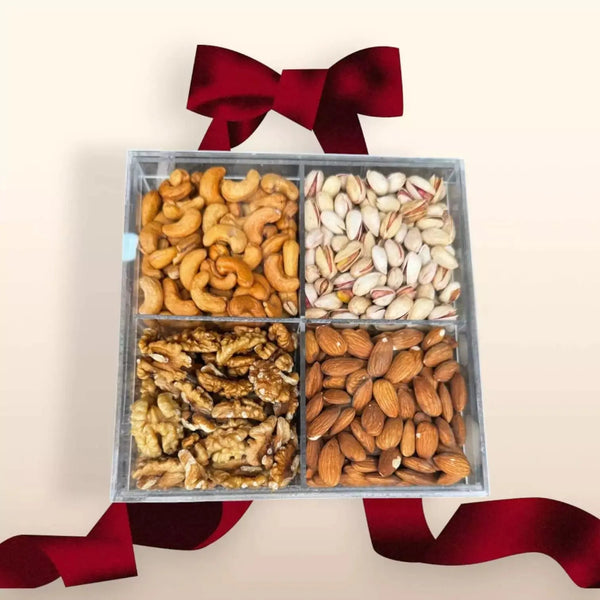Buy Dry Fruit Gift Box – 4 Compartments, 1kg Premium Pack