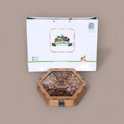 Dry Fruit Nuts Gift Box Wooden 6 Portions