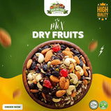 Premium Quality Mix Dried Fruit - 250gm Packet khandryfruit