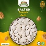 Pumpkin Seed White Salted 250gm Pack - KHAN DRY FRUITS