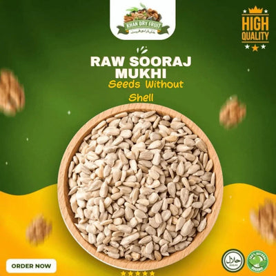 Raw Sooraj Mukhi (Sunflower) Seeds 250gm Pack Without Shell | Giri | Magaz
