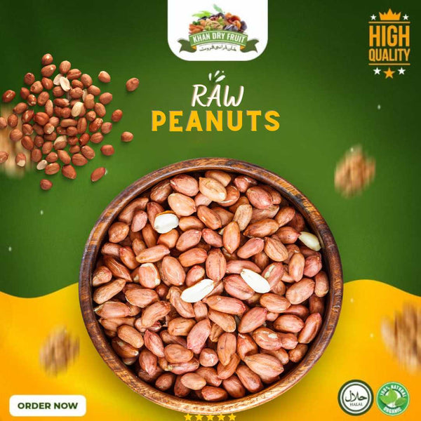 Wholesome Raw Peanuts: 1kg Pack Unroasted and Preservative-free