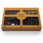 Luxury Mixed Dates Rectangle Box – 4 Portion Regular Pack - Khan Dry Fruits