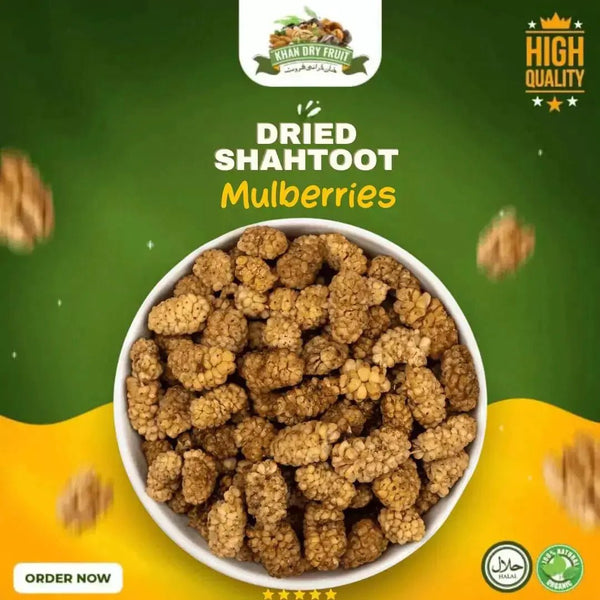 Shaitoot Dried Shahtoot Mulberries 250gm | Khan Dry Fruits