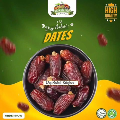 Dry Arbai Dates:( 1kg Pack ) - Khan Dry Fruits