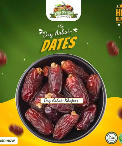 1kg Pack Dry Arbai Dates: Health Benefits Galore!