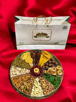Dry Fruit Gift Boxe with 13-Portion Plastic Mirrors 