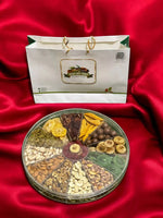 Dry Fruit Gift Boxe with 13-Portion Plastic Mirrors 