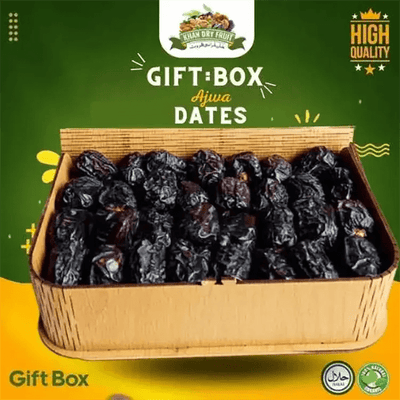 Ajwa Dates in a 1kg Wooden Gift Box: Treasured Delights of Medina