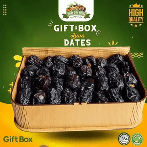 Ajwa Dates in a 1kg Wooden Gift Box: Treasured Delights of Medina