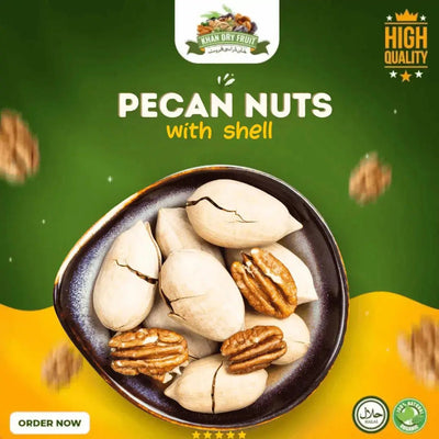 Pecan nuts with shell 250gm Packs