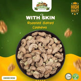 With Skin Roasted Salted I cashews with shell
