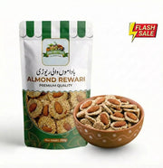Premium Almonds Rewari (Badam Rewri) 250g | Fresh & Crunchy Sweet