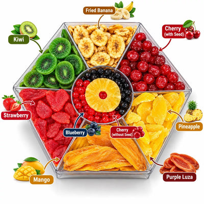 Premium Mixed Dried Fruits Gift Box – Assorted Dry Fruits & Fruit Slic