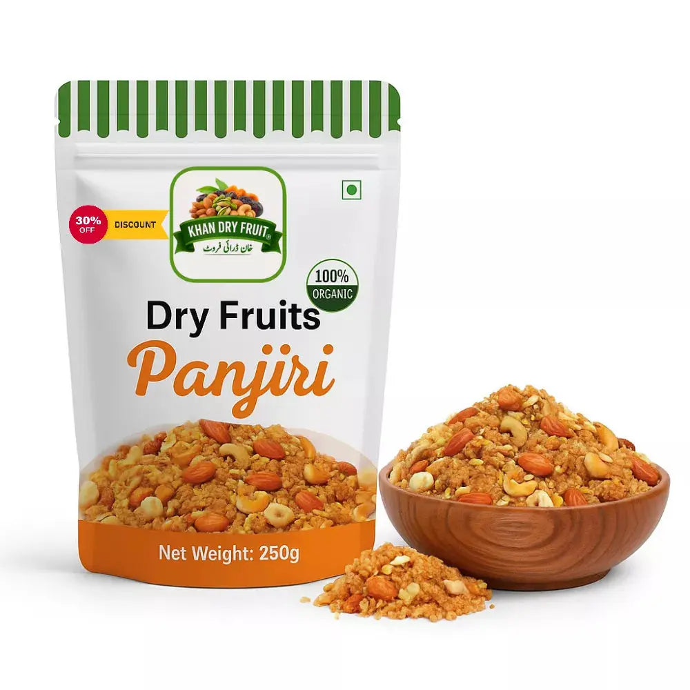 Pure Desi Ghee Panjiri 250g with Premium Dry Fruits - KHAN DRY FRUITS