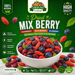 Mix Berry Dried Without Sugar 250g – Organic, 100% Natural, Sugar-Free, No Preservatives, Vegan Imported Berries 
