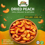 Dried Peach 250gm Pack I 100% organic Export Quality   Peaches Aroo 