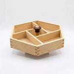 Empty Fine Wood Gift Box 5 Portion