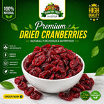 Organic Dried Cranberries 250gm 