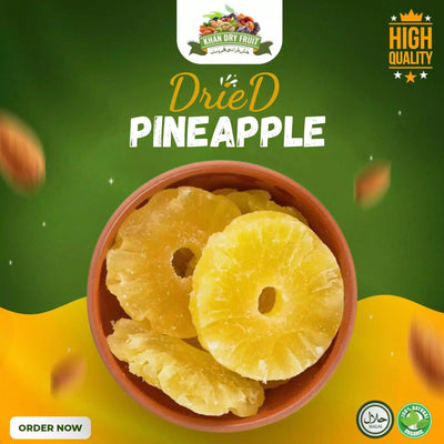 Dried Pineapple Slices - ( 250gm Pack ) - Dry Fruits Karachi
