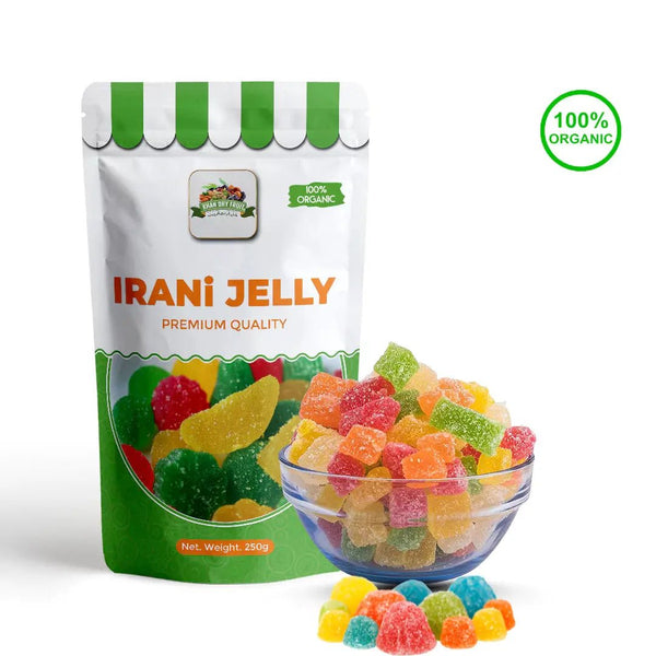 Buy Mixed Colourful Whole Irani Jelly 250gm – Sweet & Chewy