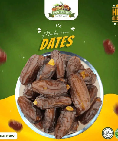 Premium Mabroom Dates Grade A (250gm Pack) from Saudi Arabia