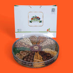 Dry Fruit Gift Boxe with 13-Portion Plastic Mirrors 