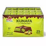 Kunafa Chocolate with Pistachio – 25 Pieces Box 