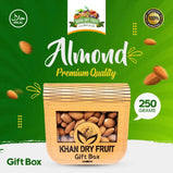 Almond Badam Giri Nuts [ 250gm Packs ] Gift Box Baskets, Woood, NUTS khandryfruit